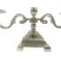 Aluminum Metal Scrolled Candelabra