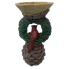 8" Christmas Cardial Candel Holder