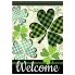 Shamrock Welcome Garden Flag