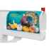 Teal Turkey Mailbox Cover