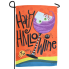 Happy Hallowine Garden Flag