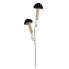 22" Polka Dot Mushroom Spray-Black