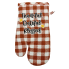 Fall Checkered Oven Mitt