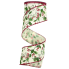 2.5" x 10yd Holly Vine Ribbon