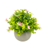 7" Pink Flower Potted Plant