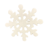 White Snowflake Napkin Ring