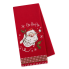 Santa's Nice List Embellished Dishtowel