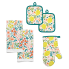 Floral Lemons Kitchen Linen Set