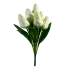 18" Tulip Bush- White