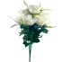 20" Cabbage Rose Bush - White