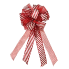 Candy Cane Stripe Custom Bow