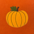 14" Felt Harvest Pumpkin Round Placemat