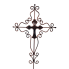 24" Bronze Cross Stake