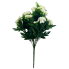 18" Carnation Pom Pom Bush-Cream