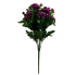 18" Carnation Pom Pom Bush-Purple