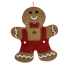 9" Foam Gingerbread Boy Ornament