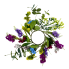 15" Bright Wildflower Wreath