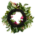 22" Bright Pink Hydrangea Wreath