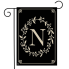 Classic Monogram Garden Flag - N