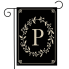 Classic Monogram Garden Flag - P