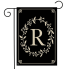 Classic Monogram Garden Flag - R