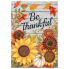 Be Thankful Flower Garden Flag