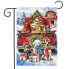 Holiday Cheer Dogs Garden Flag