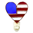 Stained Glass Patriotic Heart Nightlight