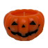 3" Wax Jack-O-Lantern Candle