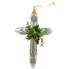 7" Mistletoe Cross Ornament