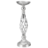 18" Silver Reversible Pillar Candle Holder