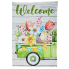 Welcome Spring Truck Garden Flag