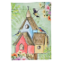 Birdhouse Family Garden Flag