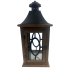 17" Natural Wooden Lantern