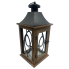 17" Natural Wooden Lantern