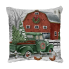 17" Christmas on the Farm Outdoor Pillow