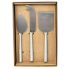 Brushed Nickle Cheese Set- 3pc