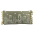 23" Christmas in the City Pillow with Pom Poms