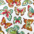 14" Garden Butterfly Braided Placemat