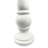 16" White Ceramic Pillar Candle Holder