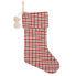 Green & Red Sophisticated Check Stocking