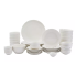 Denmark 42pc Dinnerware Set Service for 6 - White