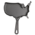 Smith & Clark USA Shaped Cast Iron Pan