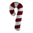 20" Candy Cane Pillow -Red