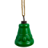 8.5" Green Metal Hanging Bell