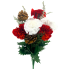 17" Carnation Pinecone Bush