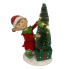 8" LED Elf & Tree Giftbox Figure