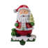 4" Resin Jolly Santa Stocking Holder