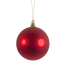 4" Matte Red Ball Ornament