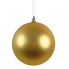 6" Matte Gold Ball Ornament